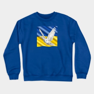 Dove of peace in Ukraine Crewneck Sweatshirt